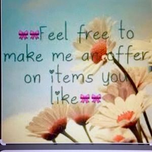 😊😊 Please send OFFERS  if you see something you like! 😊😊